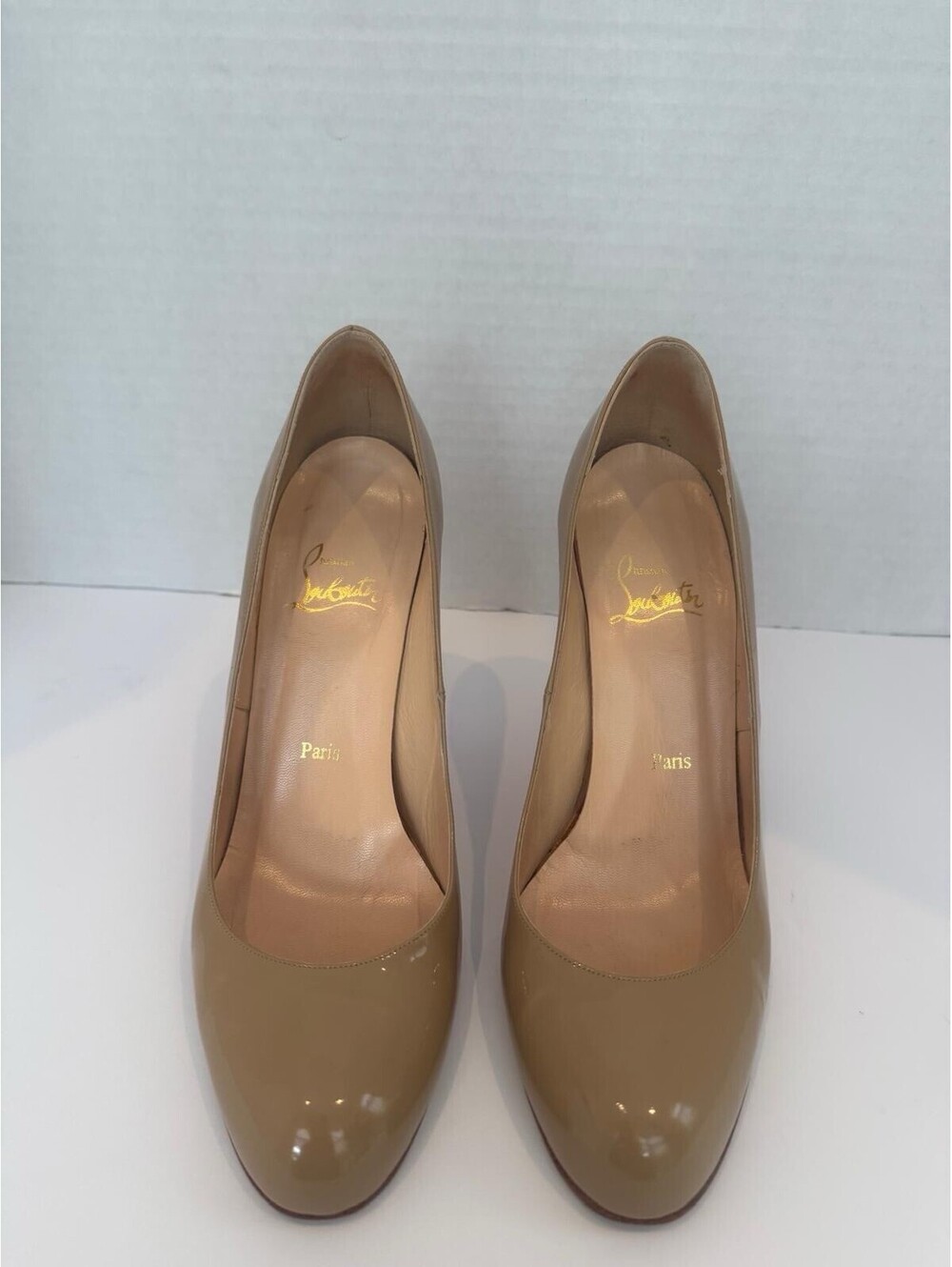 Christian Louboutin Simple Pumps – Nude Patent Leather| Size WUR 38.5/ US 8.5